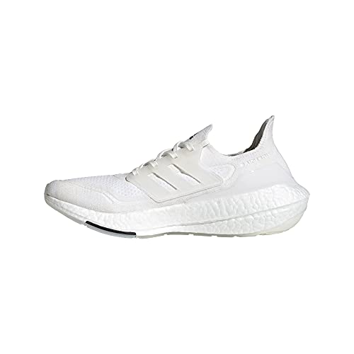 adidas Herren Ultraboost-21 Laufschuhe, Weiß/Weiß/Grau, 46 EU von adidas