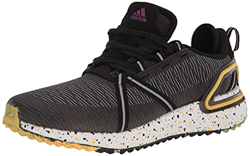 adidas Men's Unisex Solarthon Primegreen Spikeless Golf Shoes, Core Black/Purple/Solar Gold, 11.5 adidas Men's Unisex Solarthon Primegreen Spikeless Golf Shoes, Core Black/Purple/Solar Gold, 11.5 von adidas