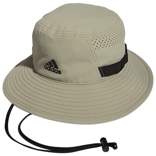 adidas Men's Victory 4 Bucket Hat, Feather Grey/Black, Large-X-Large von adidas