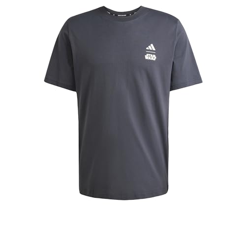 adidas Men's X Star Wars The Mandalorian Regular FIT Back Graphic T-Shirt Night Grey XS adidas Men's X Star Wars The Mandalorian Regular FIT Back Graphic T-Shirt Night Grey XS von adidas