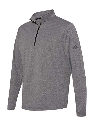 adidas Mens Lightweight Quarter-Zip Pullover (A401) -Black Heat -4XL von adidas