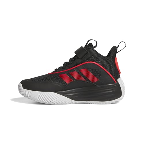 adidas OWNTHEGAME 3.0 Shoes Basketball-Schuhe, core Black/Lucid red/FTWR White, 29.5 EU von adidas