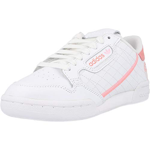 adidas Originals Continental 80 W Rosa/Weiß (Glow Pink/White) Leder 41&frac13 EU von adidas