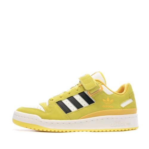 adidas Originals Forum 84 Low HR0396 Sneaker Turnschuhe Schuhe Gelb Weiß Schwarz, Schuhgröße:41 1/3 EU, Farbe:Gelb von adidas