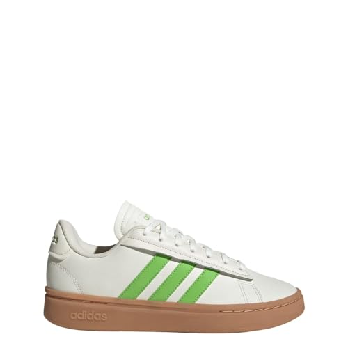 adidas Originals Grand Court Alpha Off-White/Semi Lucid Lime/Gum 7 B (M) von adidas