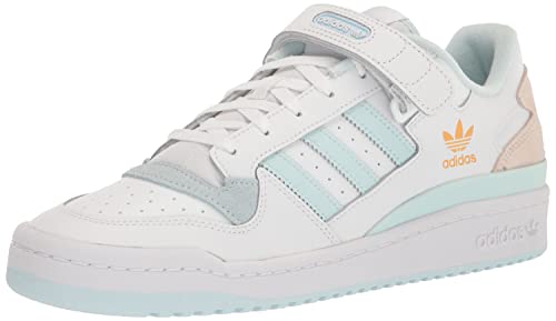 adidas Originals Herren Forum Low Sneaker, Weiß/fast blau/kreideweiß, 48 EU von adidas