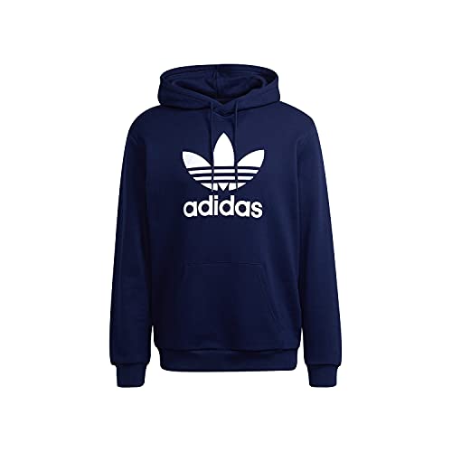 adidas Originals Lifestyle - Textilien - Sweatshirts Trefoil Hoody blauweiss L von adidas