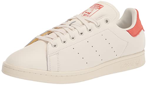 adidas Originals Stan Smith Herren-Sneaker, Weiß/Off-White/Preloved Red, 42.5 EU von adidas Originals