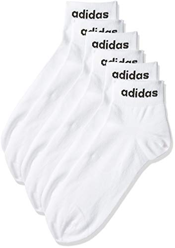 adidas Originals Tris Calze Unisex In Cotone Bianco, 35/38, Bianco von adidas