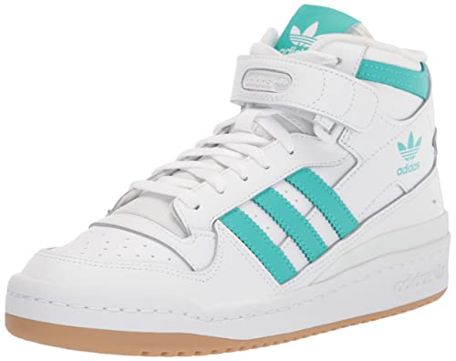 adidas Originals Women's Forum Mid Sneaker, White/Mint Rush/Gum, 6.5 von adidas Originals