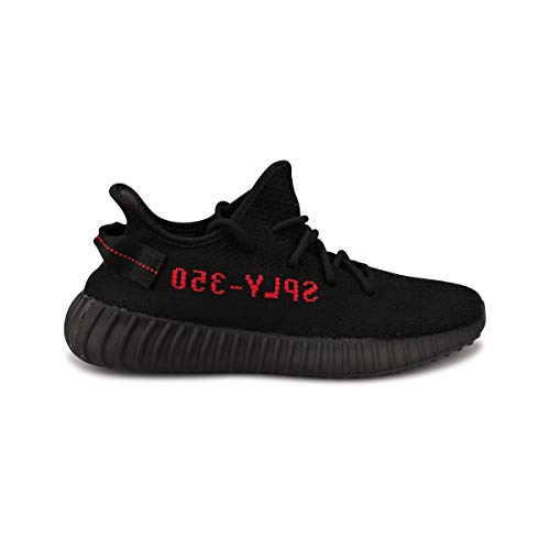 Adidas Yeezy Boost 350 V2 Bred – CBLACK/CBLACK/Red Trainer, Schwarz, 45 1/3 EU von adidas