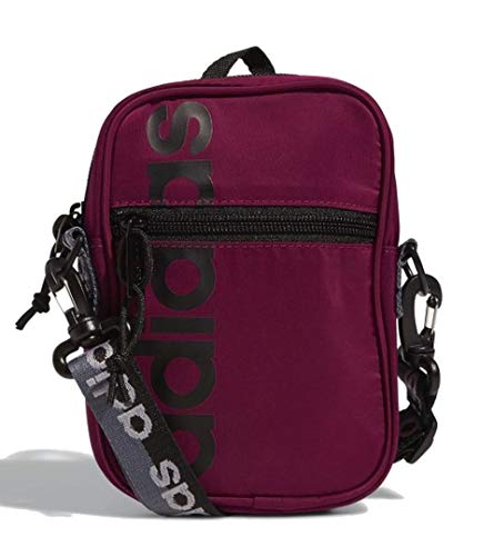 adidas Originals unisex-adult adidas Core Festival Crossbody Bag (Dark Purple/Black, One Size) von adidas