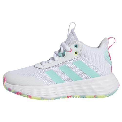 adidas Ownthegame 2.0 Shoes Schuhe-Niedrig, FTWR White/Flash Aqua/Lucid pink, 38 EU von adidas