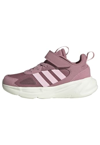 adidas Ozelle Running Lifestyle Elastic Lace with Top Strap Shoes Sneakers, Wonder Orchid/Clear pink/Off White, 34 EU von adidas