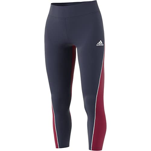 adidas Performance CLG Leggings Damen dunkelblau/rot, S von adidas