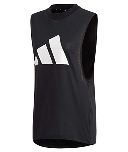 adidas Performance Damen Tanktop Athletics Pack Graphic Ã„rmellos schwarz (200) S von adidas