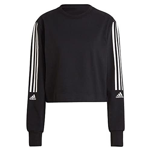 adidas Performance Designed to Move Cotton Touch Sweatshirt Damen schwarz, S von adidas