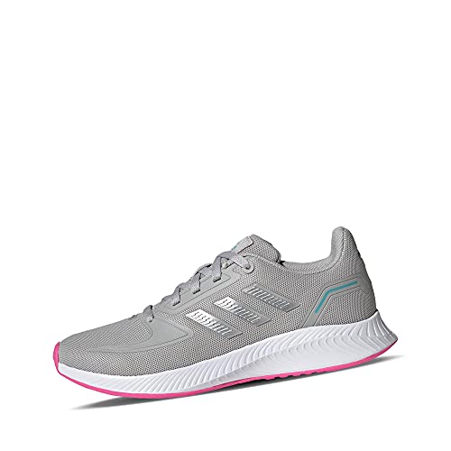 adidas Performance GZ7417 Runfalcon 2.0 K Mädchen Sportschuh Mesh Synthetik Uni, Groesse 33, grau/Silber/pink von adidas