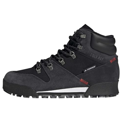 adidas Herren Terrex Snowpitch Cold.RDY Hiking Trekking Shoes,Winter Boots, core Black/core Black/Scarlet, 43 1/3 EU von adidas