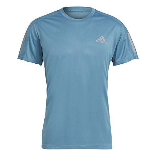 adidas Performance Own The Run Laufshirt Herren hellblau, L (52-54 EU) von adidas