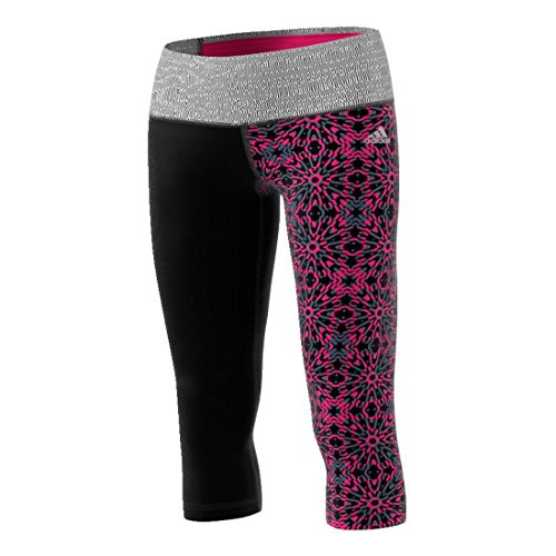 adidas Performer 3/4 Damen Leggings, Drucken Kaleidoskop, Rosa, XS von adidas