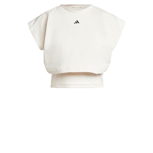 Adidas Women's Power Boxy French Terry 3-Streifen Tanktop Chalk White L von adidas