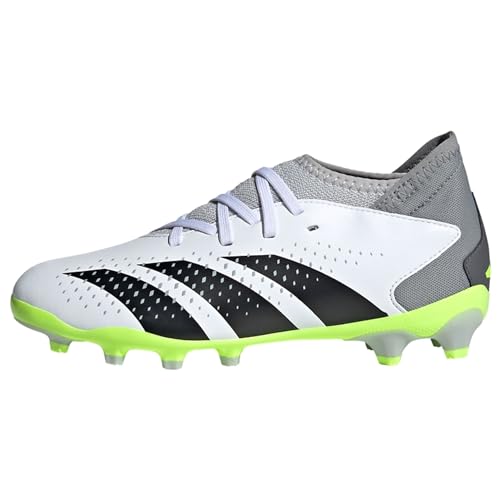 adidas Predator Accuracy.3 Boots Fußballschuhe (Multi Ground), FTWR White/core Black/Lucid Lemon, 28 EU von adidas