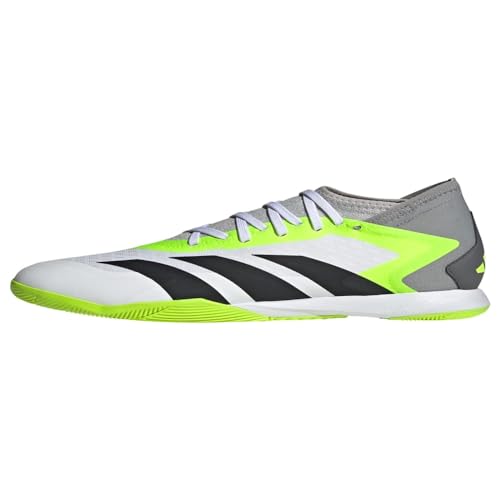 adidas Predator Accuracy.3 Indoor-/Futsal-Schuhe, Weiß/Schwarz/Lucid Lemon, 8.5 US Women/7.5 US Men von adidas