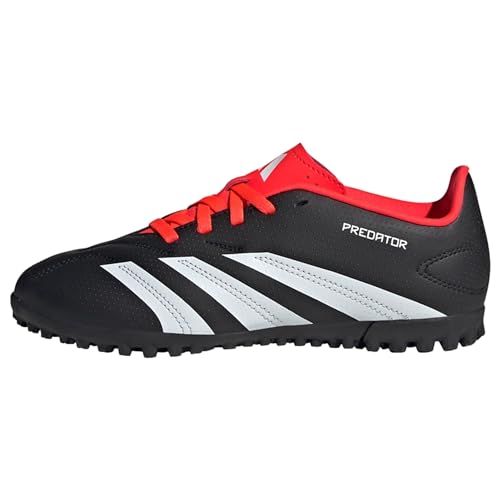 adidas Predator.4 L Tf J Sneaker, Core Black/FTWR White/Solar Red, 22 EU von adidas