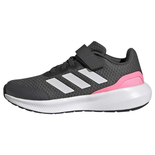 adidas RUNFALCON 3.0 EL K Sneaker, Grey six/Crystal White/Beam pink, 30.5 EU von adidas