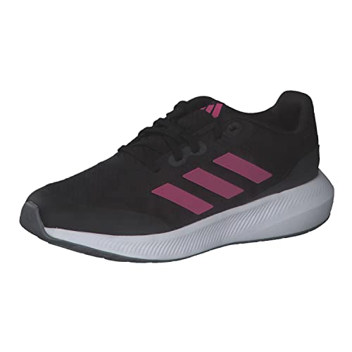 adidas RunFalcon 3 Lace Shoes Sneaker, core Black/Pulse Magenta/Grey six, 30.5 EU von adidas