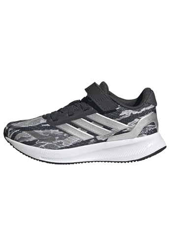 adidas RUNFALCON 5 Shoes Children Laufschuhe, Silver Pebble/Silver Metallic/Carbon, 34 EU von adidas