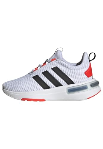 adidas Racer TR23 Shoes Kids Sneaker, FTWR White/core Black/Bright red, 38 2/3 EU von adidas