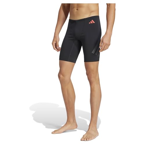 adidas Men's Ripstream Jammer-Badehose Black/Lucid Red S/M von adidas
