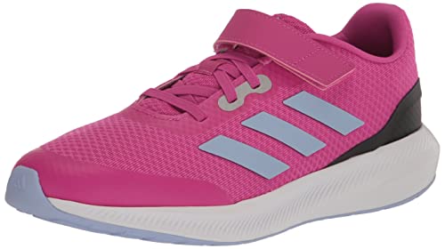 adidas Run Falcon 3.0 Shoe, Lucid Fuchsia/Blue Dawn/Black (Elastic), 5 US Unisex Big Kid von adidas