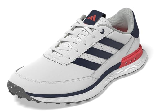 adidas S2g Spikeless Golfschuhe für Herren, Schuhe Weiß Collegiate Navy Rot glänzend, 42 EU von adidas