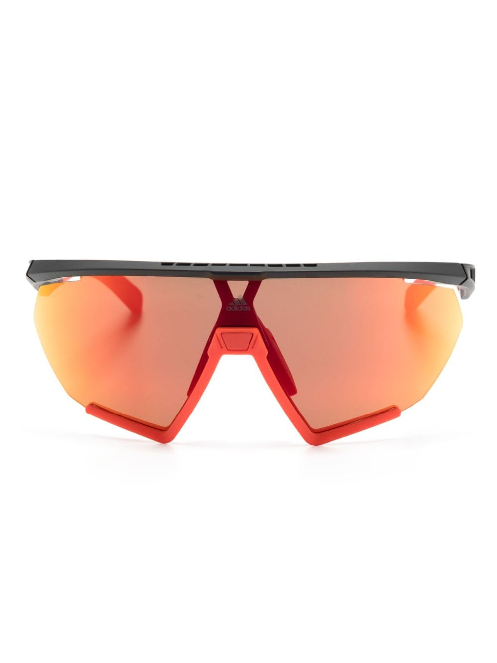 adidas SP0071 Sonnenbrille mit Shield-Gestell - Schwarz von adidas