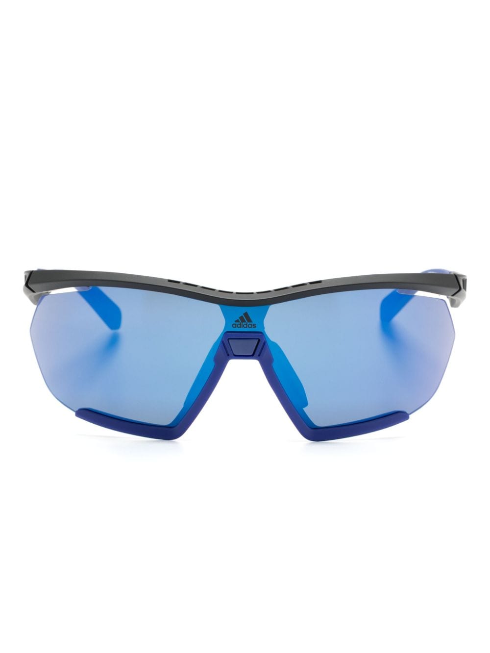 adidas SP0072 Sonnenbrille mit Shield-Gestell - Blau von adidas