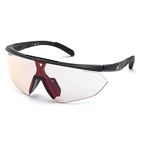 adidas Herren Sp0015 Sonnenbrille, Schwarz (Shiny Black), Einheitsgröße von adidas