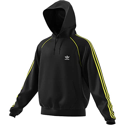 adidas SST Hoody (S, Black/Yellow) von adidas