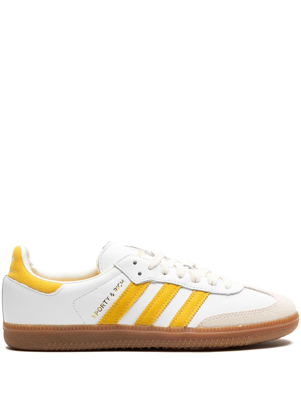 adidas Samba OG SPORTY & RICH - White Bold Gold Sneakers - Weiß von adidas