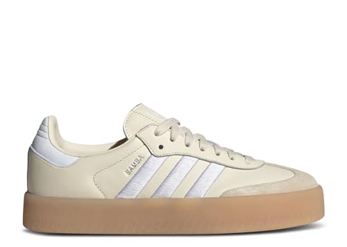 adidas Sambae Damen-Sneaker, Wonder White/Cloud White/Silver Metallic, 6 von adidas