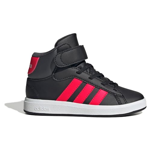 adidas Schuhe Grand Court Mid K Code JR0801 Schwarz Jungen, Schwarz und Rot., 36 EU von adidas