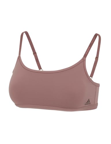 adidas Damen Scoop Bralette-Sport Active Micro Body Fit BH, grau, XS von adidas