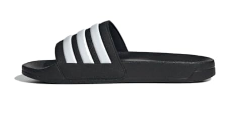 adidas Shower Adilette Badelatschen (Black/White, 40.5) von adidas