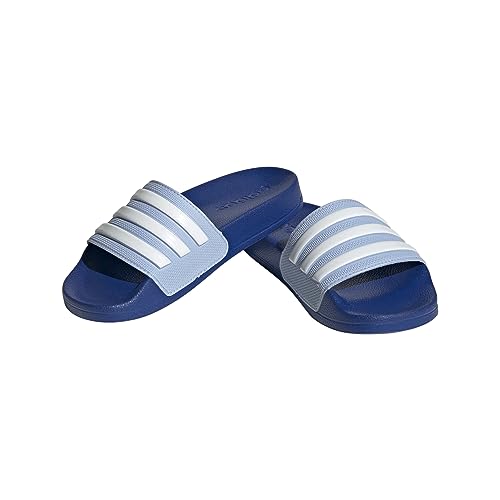 adidas Shower Adilette Badelatschen (Blue/White, Numeric_37) von adidas