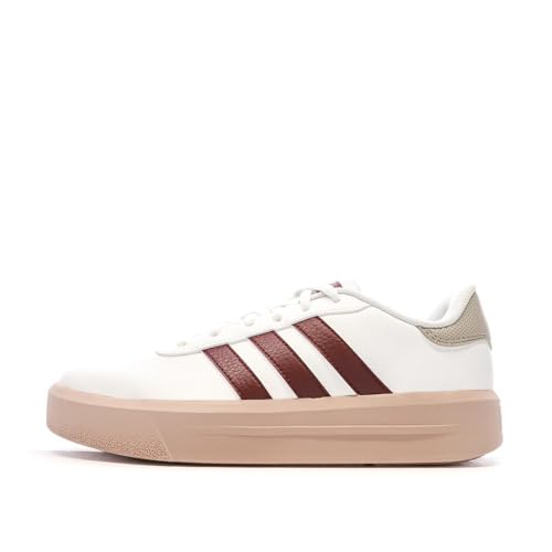 adidas Kurze Plattformschuhe für Damen, beige, 42 2/3 EU von adidas