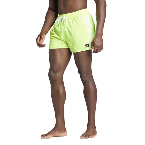 adidas Solid CLX Swimshorts Badeshorts Badehosen (DE/NL/SE/PL, Alphanumerisch, M, Regular, Regular, Lime/White) von adidas