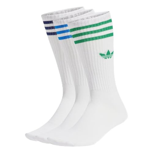 adidas Solid Crew Socks 3P Socken, weiß - white (white), Medium von adidas