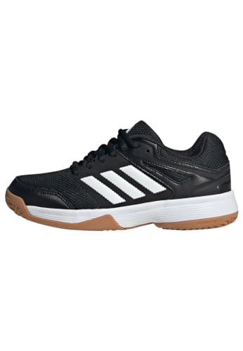 adidas Speedcourt Indoor Shoes Kids Schuhe, Core Black/Cloud White/Gum, 35 EU von adidas